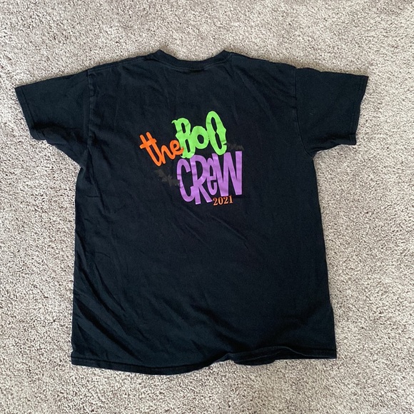 Gildan Boo Crew Halloween Black T-Shirt. - Picture 5 of 11